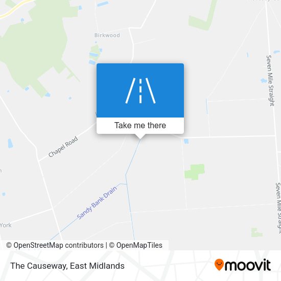 The Causeway map