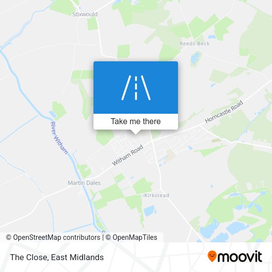 The Close map