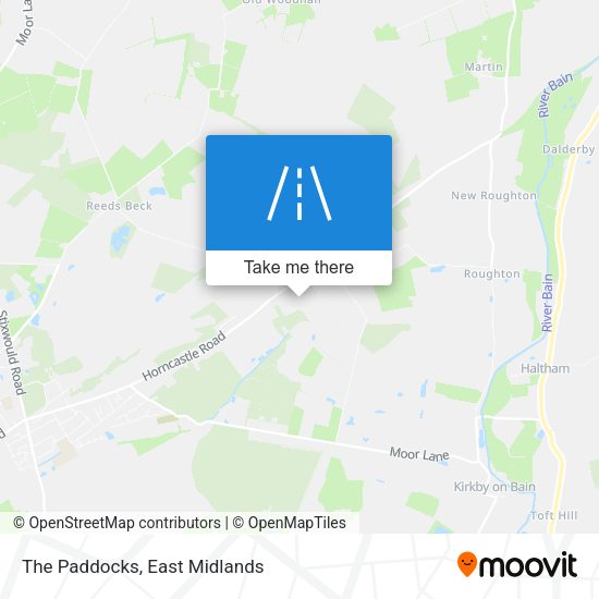 The Paddocks map