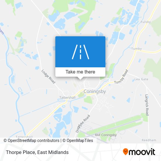 Thorpe Place map