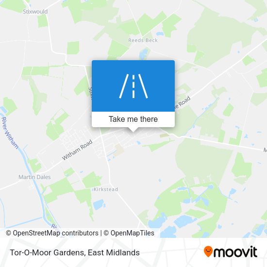 Tor-O-Moor Gardens map