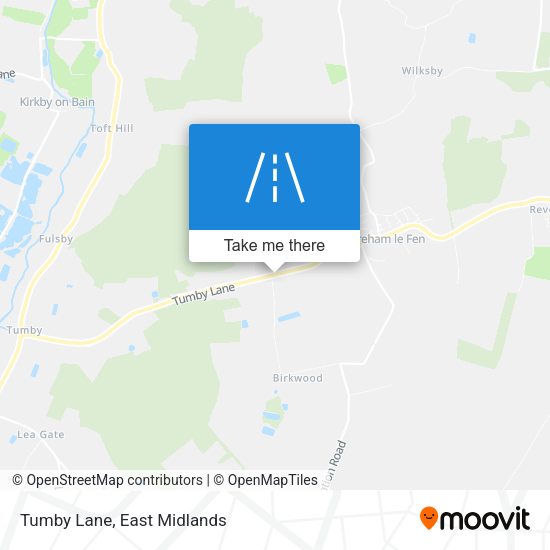 Tumby Lane map