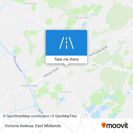 Victoria Avenue map