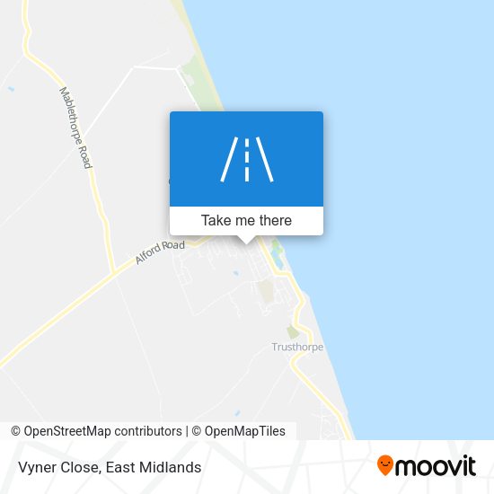 Vyner Close map