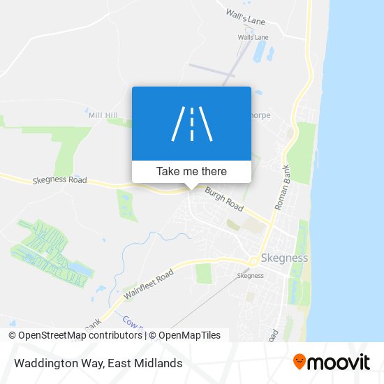 Waddington Way map