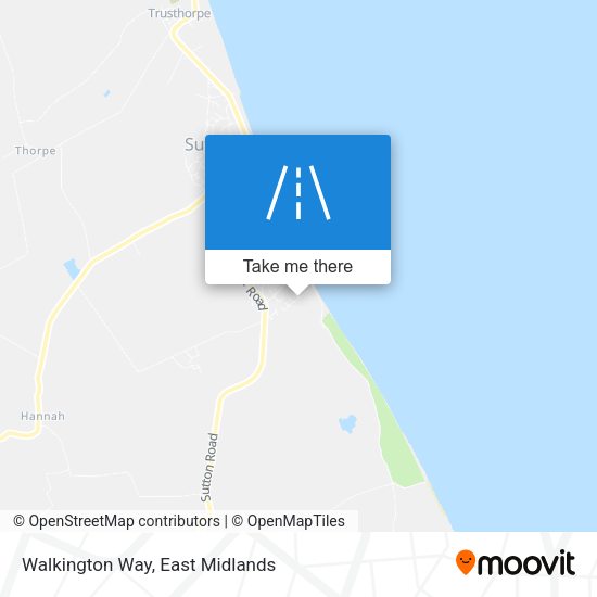 Walkington Way map