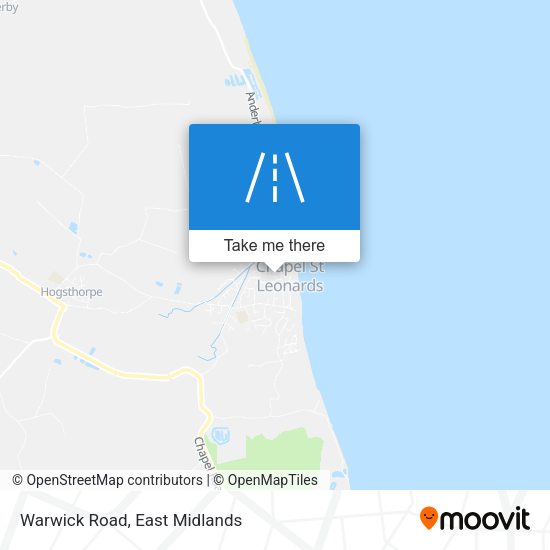 Warwick Road map