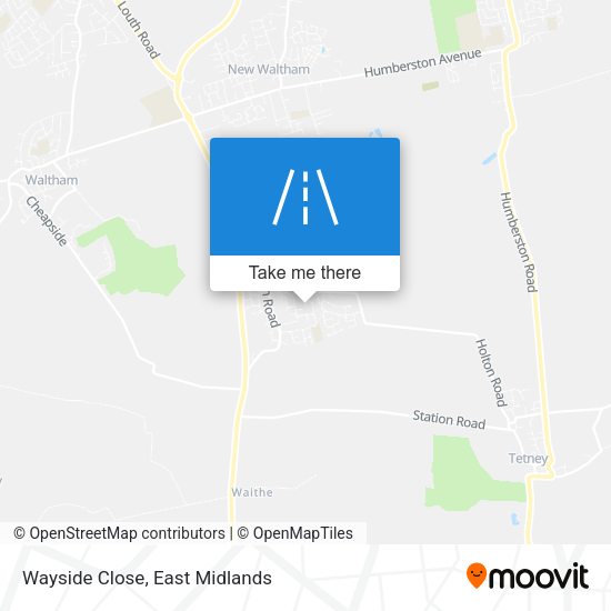 Wayside Close map
