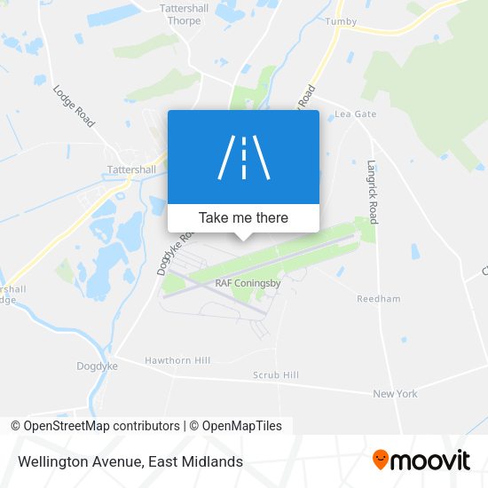 Wellington Avenue map