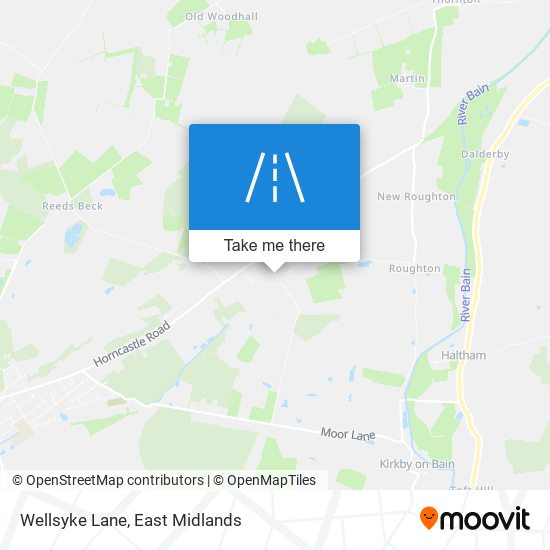 Wellsyke Lane map