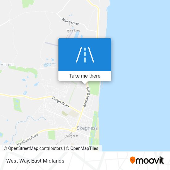 West Way map