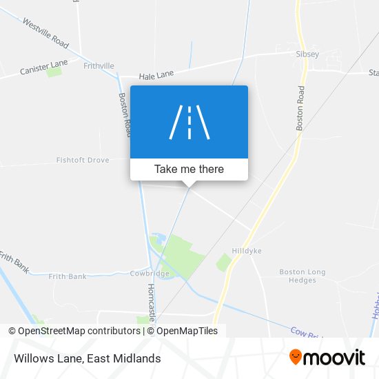 Willows Lane map