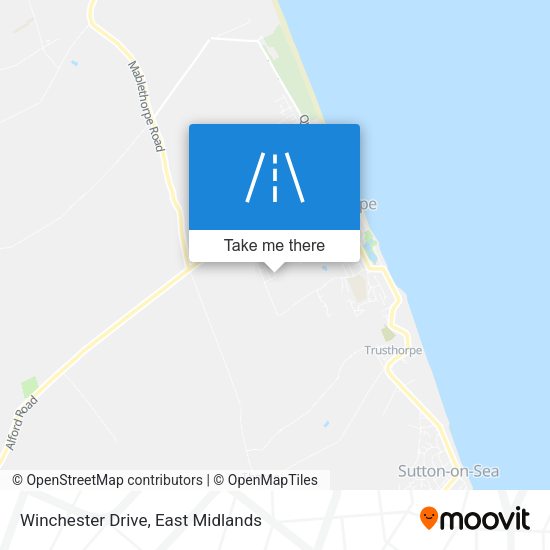 Winchester Drive map