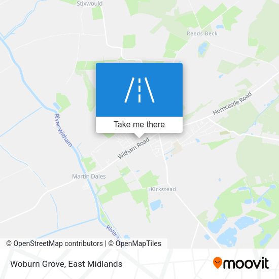 Woburn Grove map