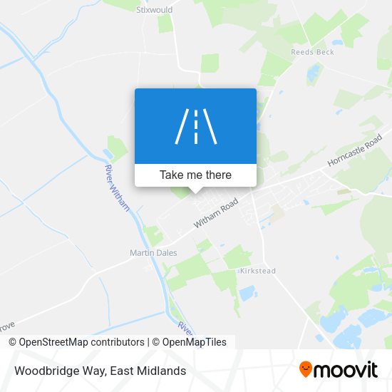 Woodbridge Way map