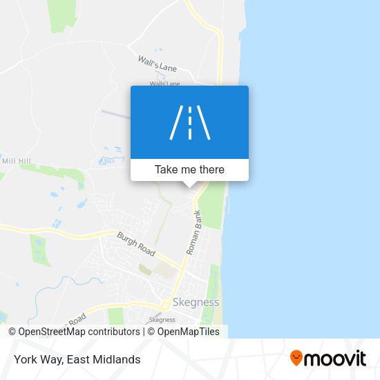 York Way map