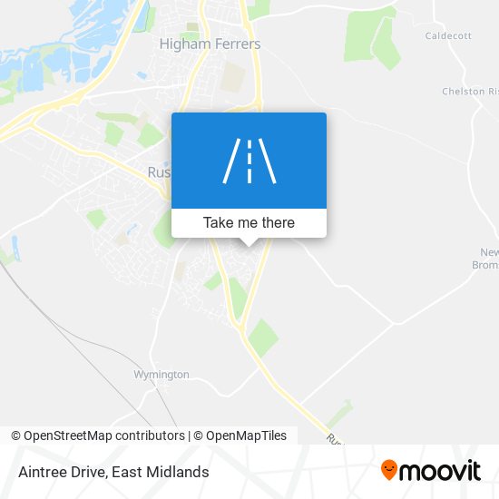 Aintree Drive map