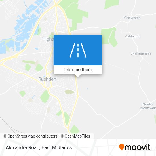Alexandra Road map