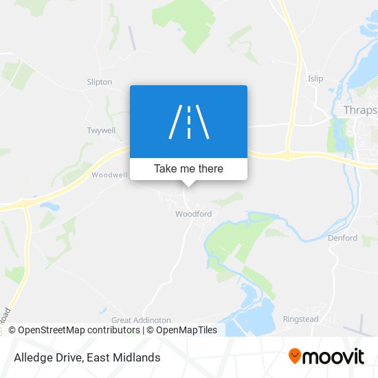 Alledge Drive map