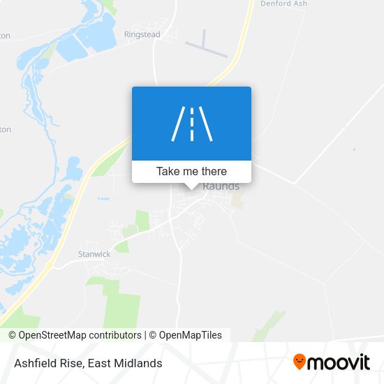 Ashfield Rise map