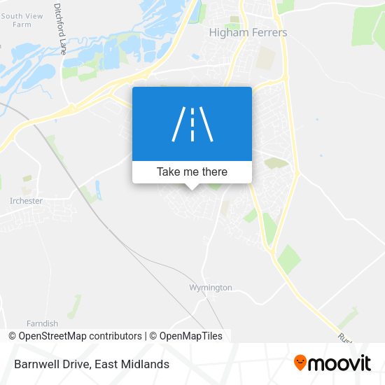 Barnwell Drive map
