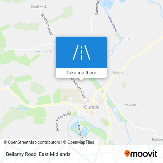 Bellamy Road map