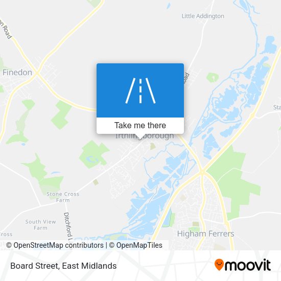 Board Street map