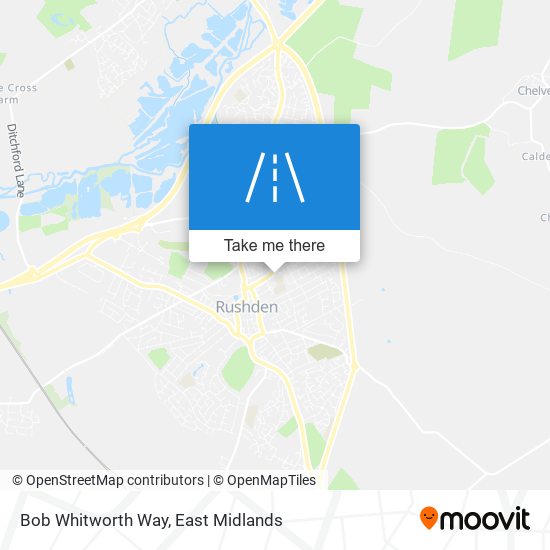 Bob Whitworth Way map