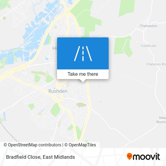 Bradfield Close map