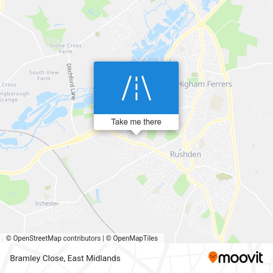 Bramley Close map