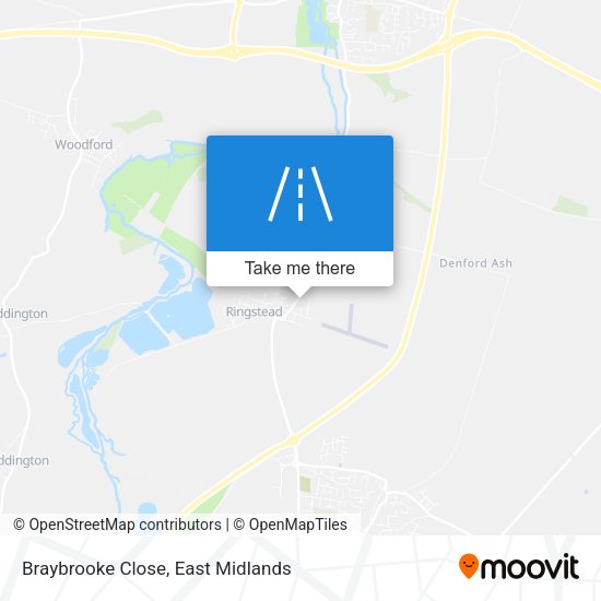 Braybrooke Close map