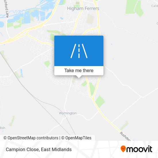Campion Close map
