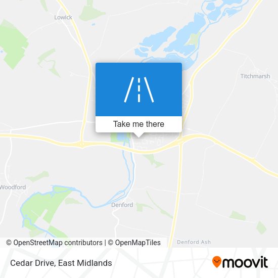 Cedar Drive map