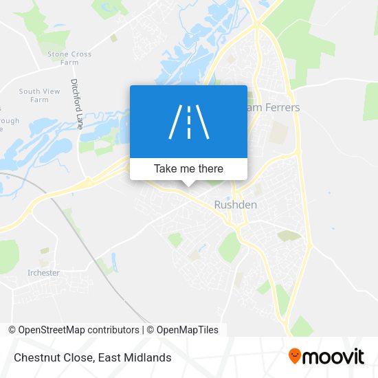 Chestnut Close map