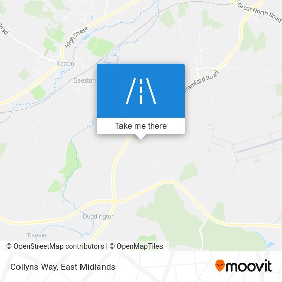 Collyns Way map