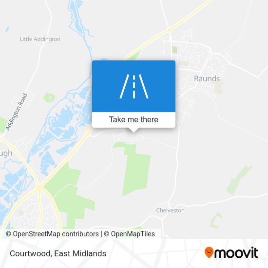 Courtwood map