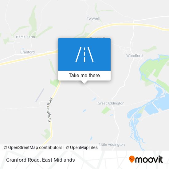 Cranford Road map