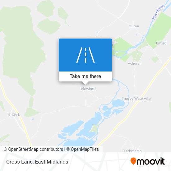 Cross Lane map