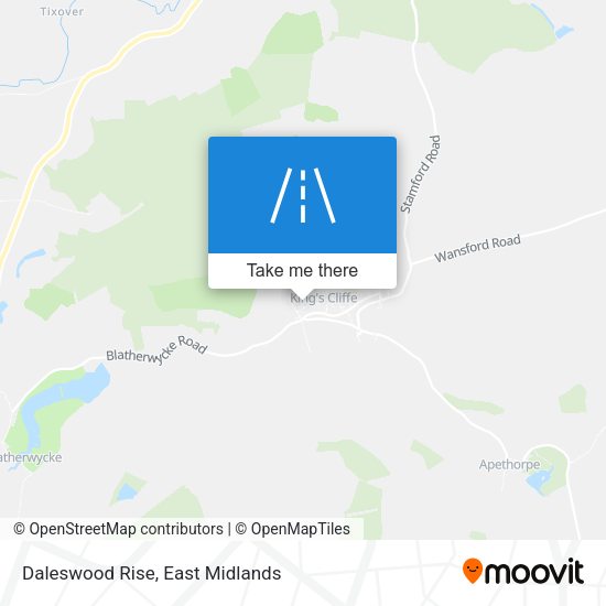 Daleswood Rise map