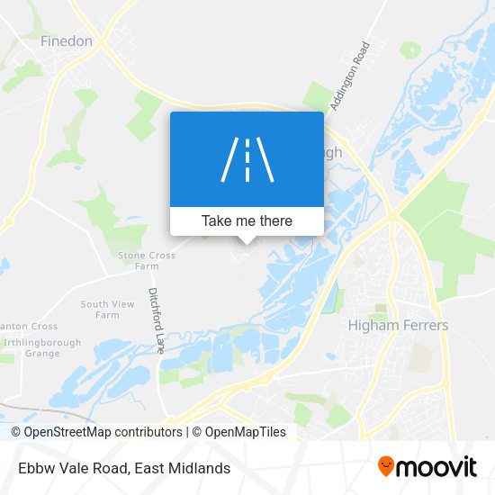 Ebbw Vale Road map