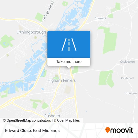 Edward Close map
