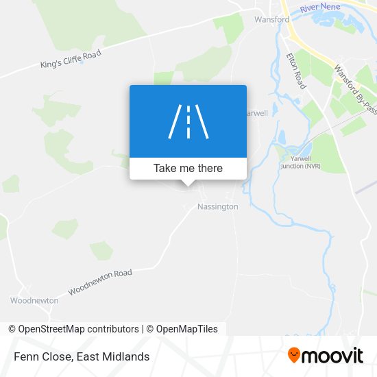 Fenn Close map