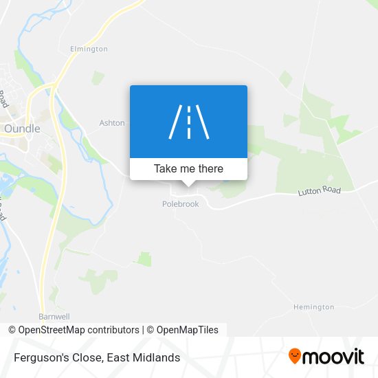 Ferguson's Close map