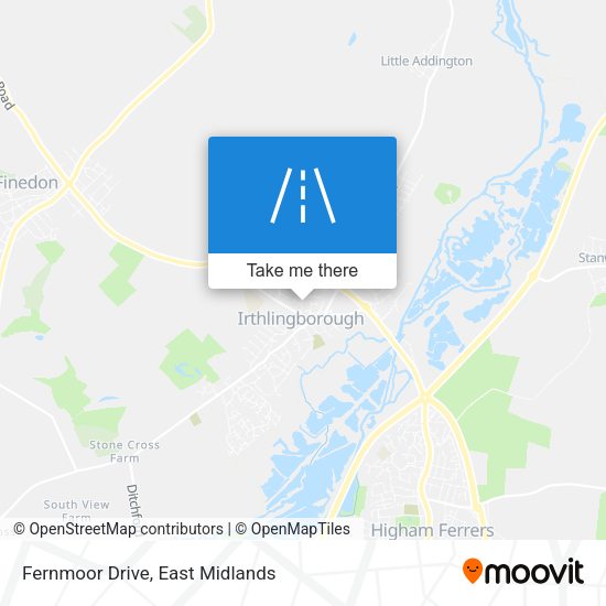 Fernmoor Drive map