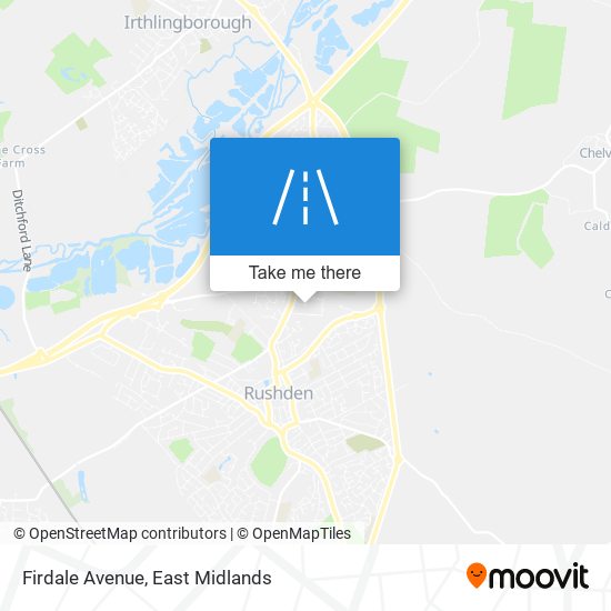 Firdale Avenue map