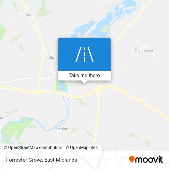 Forrester Grove map