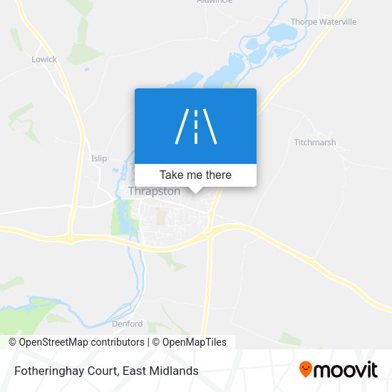 Fotheringhay Court map