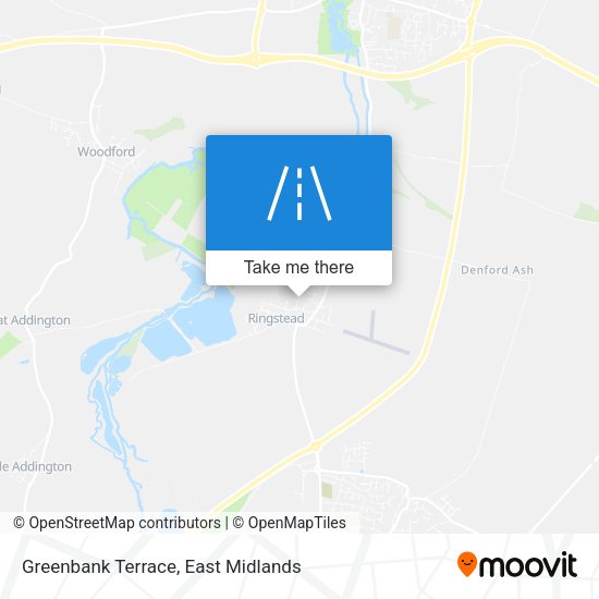 Greenbank Terrace map