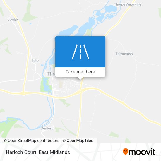 Harlech Court map