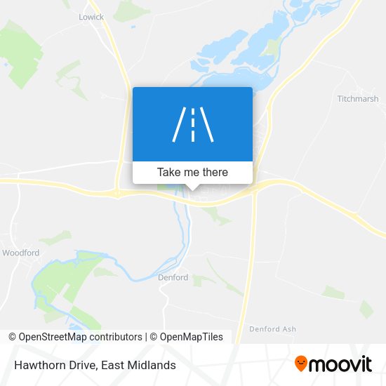 Hawthorn Drive map